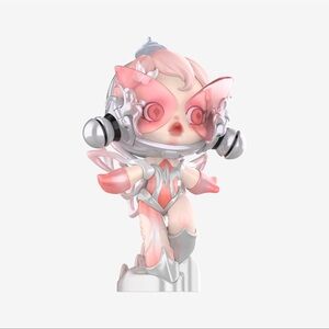 Pop Mart Skullpanda The Sound Series Figures Ecstasy Pink Silver Figurine